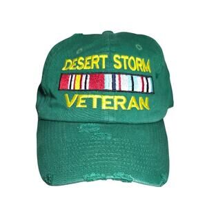 KBETHOS Vintage Green Desert Storm Veteran Green Adjustable Hat